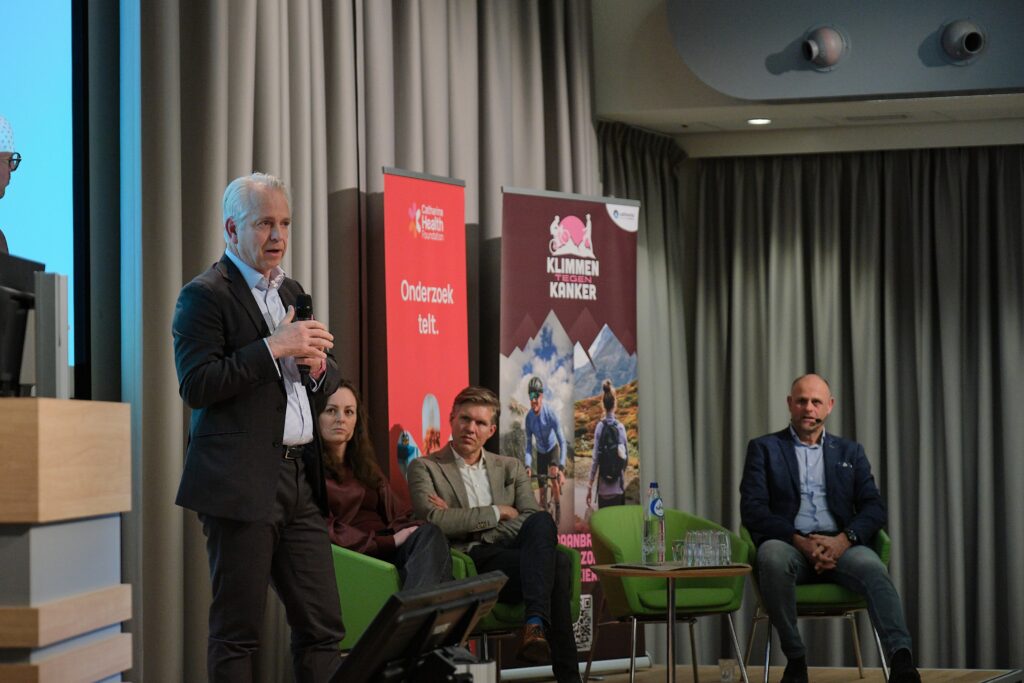 Maarten Hoogbergen. Publiekslezing Wereldkankerdag voor lezers van het Eindhovens Dagblad, 4 februari 2026. Foto: Jarno Verhoef/Catharina Ziekenhuis