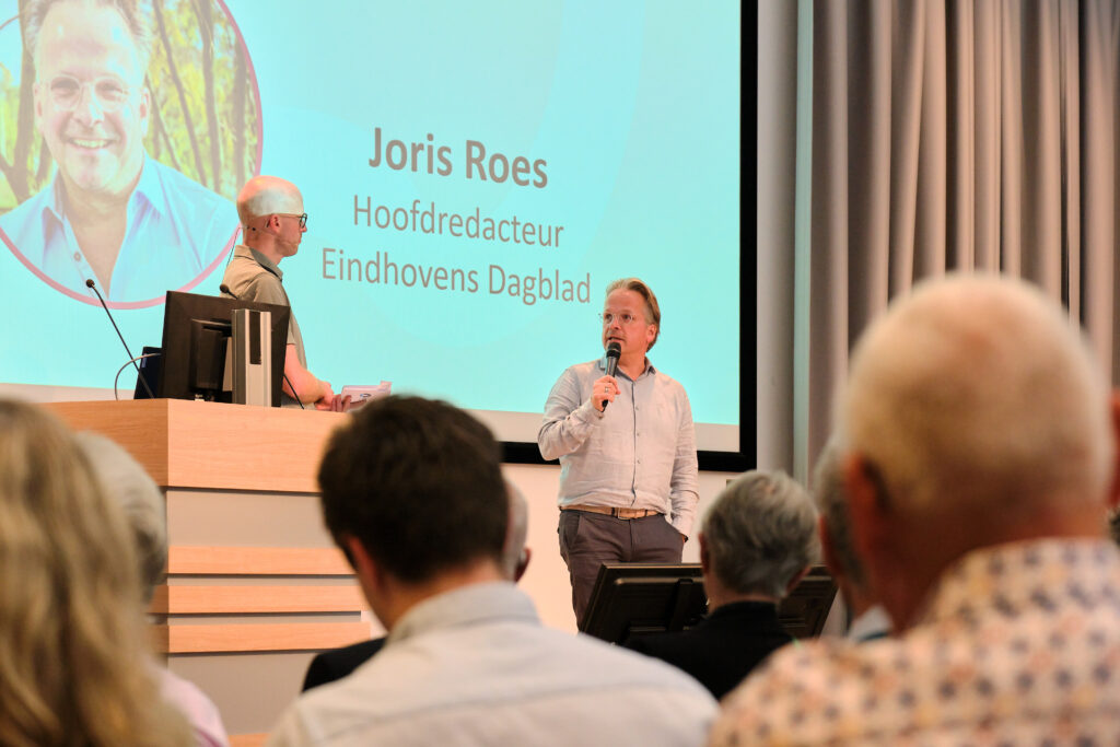 ED-hoofdredacteur Joris Roes heette zijn lezerspubliek hartelijk welkom.