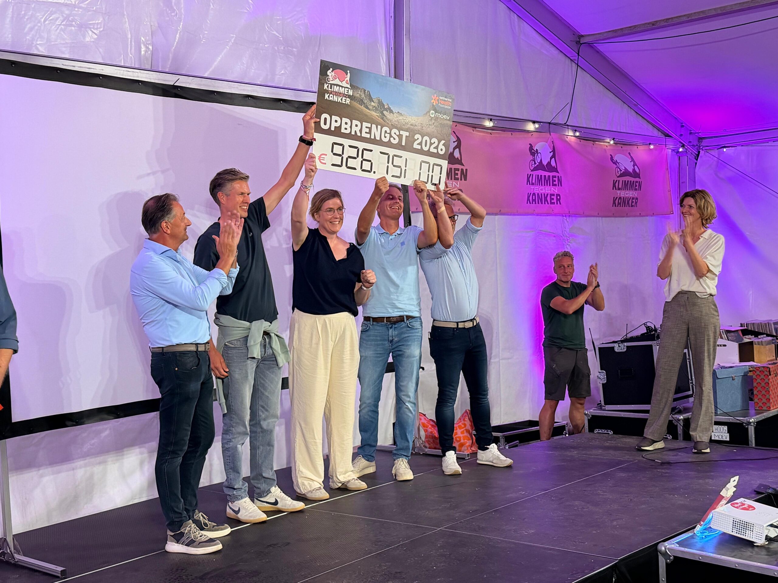 Klimmen tegen Kanker haalt 926.751 euro op voor kankeronderzoek